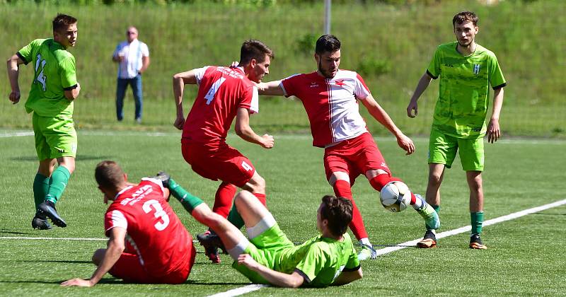 Vltavín, lídr Fortuna ČFL A, si odvezl z lázní hubenou výhru 1:0.