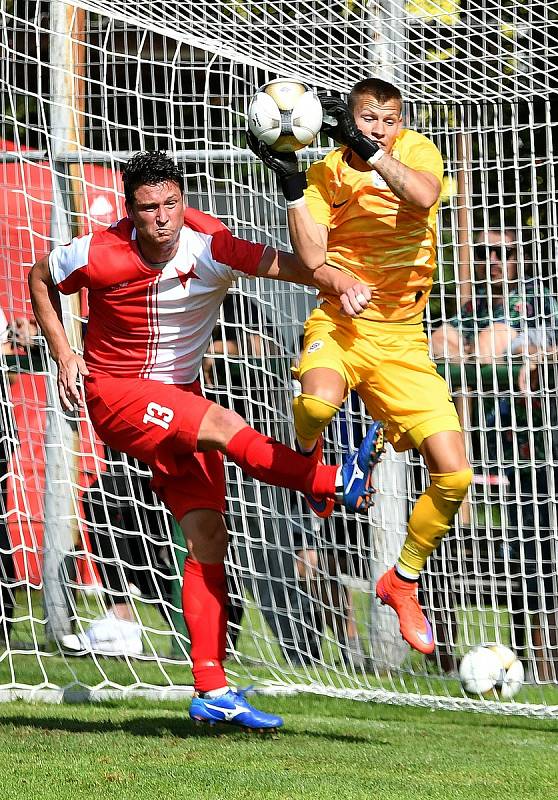 Béčko Sparty si odvezlo z lázeňského města vítězství 4:1, v třetiligové soutěži tak stále neztratilo ani bod.