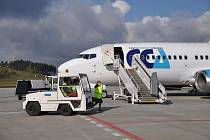 Z karlovarského letiště odletělo ve čtvrtek 20. října první letadlo na pravidelné lince do ruského Rostova na Donu