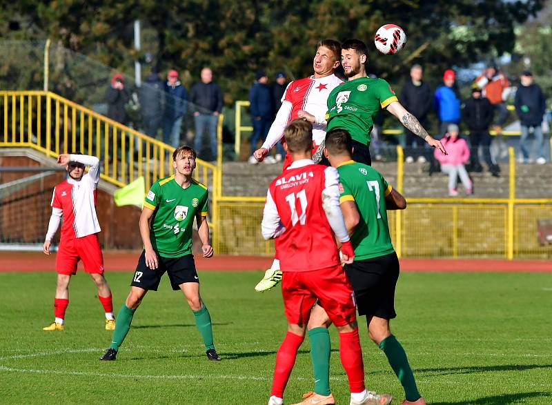 Ve šlágr Fortuna ČFL remizoval Baník Sokolov v krajském derby s karlovarskou Slavií 1:1.