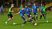 Fotbalisté Sokolova museli skousnout porážku 0:1 od Domažlic, kterou Chodům zařídil parádní trefou Jan zajíček.