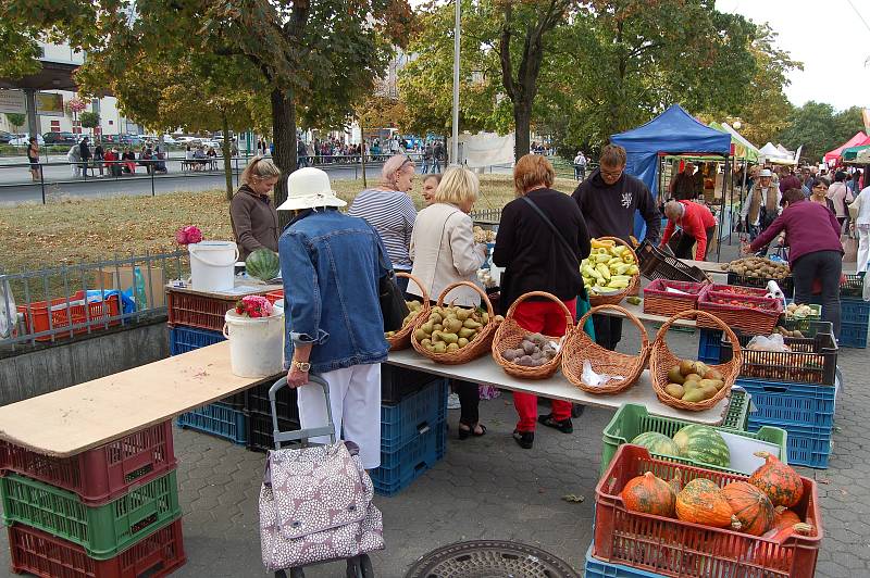 V Karlových Varech se v pátek konaly u Tržnice další Farmářské trhy.