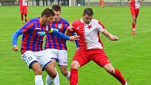 Západočeské derby přetavila v tříbodový zisk karlovarská Slavia, která porazila rezervu Viktorie Plzeň posilněnou o několik hráčů ligového A-týmu 1:0.