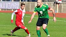 Ve šlágr Fortuna ČFL remizoval Baník Sokolov v krajském derby s karlovarskou Slavií 1:1.