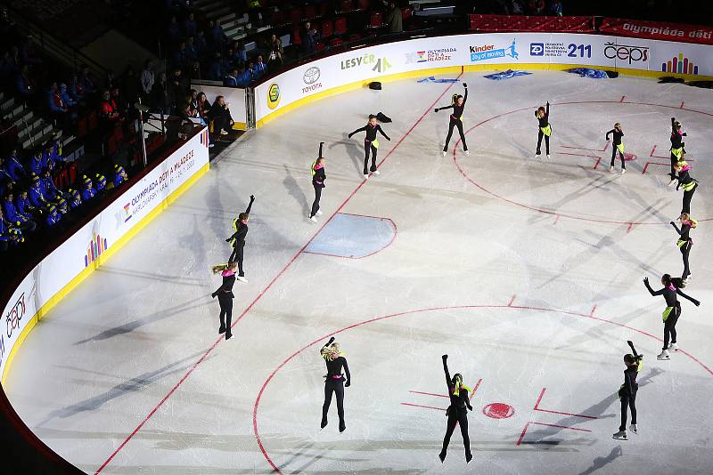 Hry zimní Olympiády dětí a mládeže zahájení KV Aréna