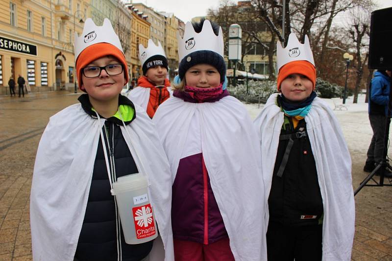 Slavnostní zahájení Tříkrálové sbírky v kraji se konalo v Karlových Varech.