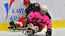 Karlovy Vary Para Ice Hockey Tournament v lázních.
