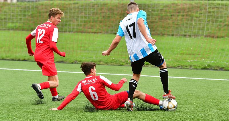 Mladíci Slavie dotáhli obrat do vítězného konce, porazili Novou Roli 5:2.