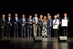 Slavnostního předání certifikátů UNESCO starostům lázeňských měst v karlovarském divadle.