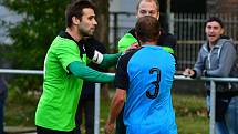 Fotbalisté Hroznětína uspěli i ve třetím domácím utkání krajského přeboru, když porazili Nové Sedlo 2:0.