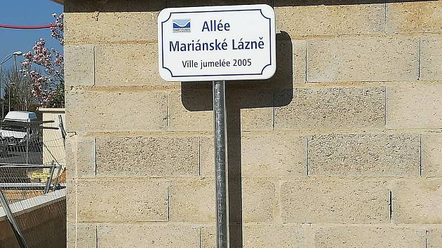 Mariánské Lázně mají svou ulici ve francouzském městě.