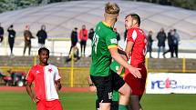 Ve šlágr Fortuna ČFL remizoval Baník Sokolov v krajském derby s karlovarskou Slavií 1:1.