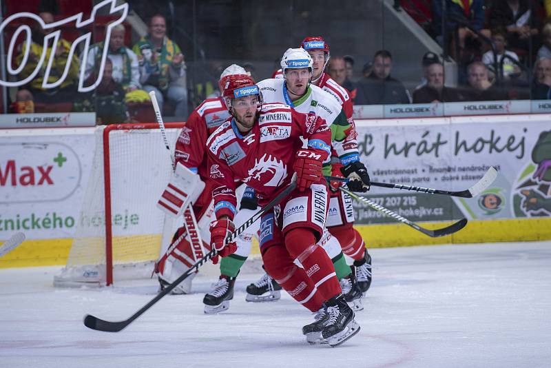 Utkání 3. kola Tipsport extraligy HC Energie Karlovy Vary - HC Oceláři Třinec