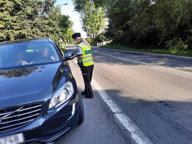 Policie se zaměřila na dodržování maximální rychlosti.