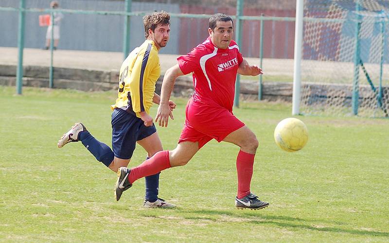 Okresní přebor: FK Nejdek B - Baník Pila A 5:4.