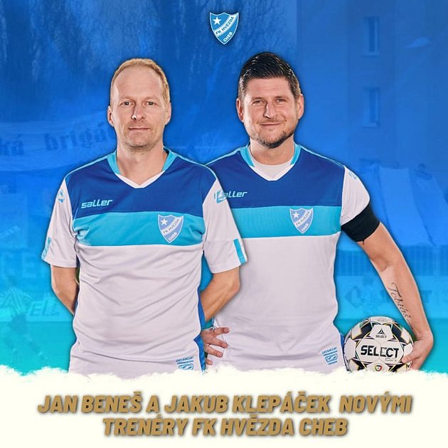 Chebskou Hvězdu povedou trenéři Beneš s Klepáčkem.