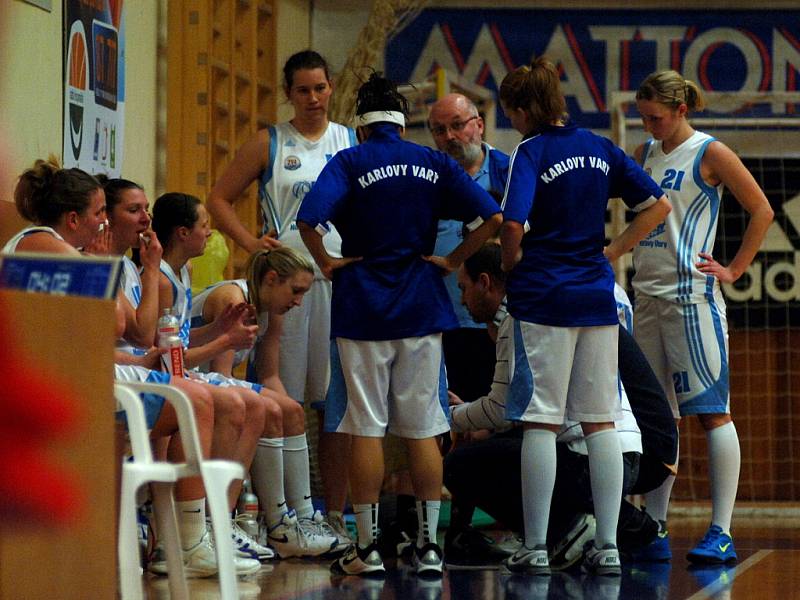 Basketbalistky karlovarské Lokomotivy porazily Valosun Brno až v prodloužení. V konečné tabulce skupiny A2 obsadily druhou příčku.