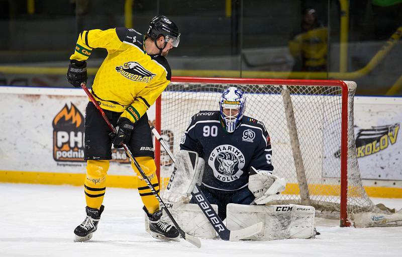 HC Baník Sokolov – SC Marimex Kolín 3:2 pp (0:0, 0:1, 2:1 – 1:0).