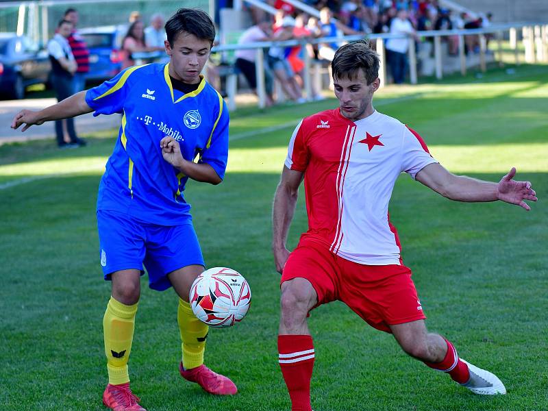 Karlovarská Slavia remizovala 2:2 s mariánskolázeňskou Viktorií.