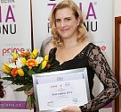 Jana Šperlová coby Žena regionu pro rok 2014.