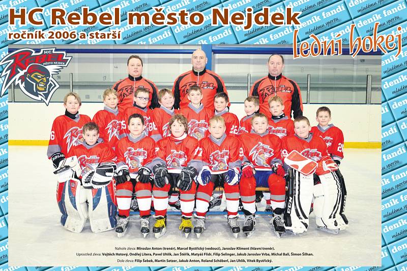 HC Rebel město Nejdek ročník 2006 a starší.