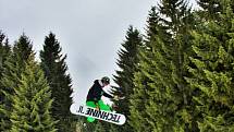 Z Klínovce hlásí provozovatelé sjezdovek skvělé podmínky pro lyžování.
