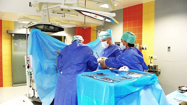Operační sál Centra jednodenní a plánované chirurgie.