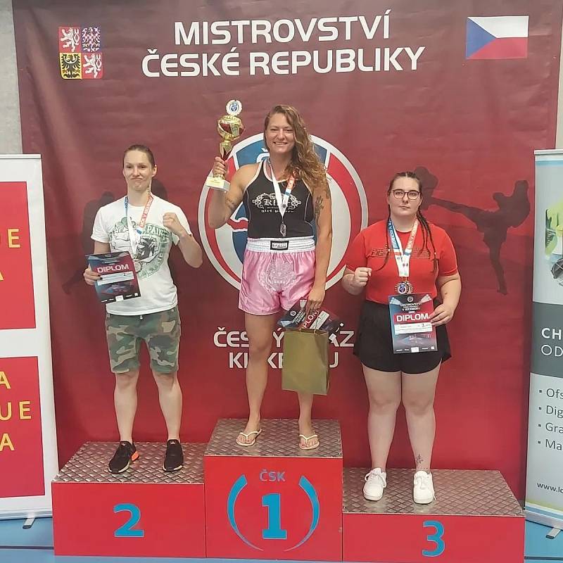 Samurajové uspěli nejen na Czech Open WKS, ale i na mistrovství republiky ČSK v kickboxu.