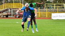 Fotbalisté Sokolova museli skousnout porážku 0:1 od Domažlic, kterou Chodům zařídil parádní trefou Jan zajíček.