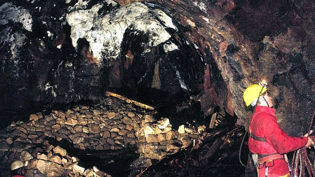 Cínový důl Mauricius u Hřebečné.