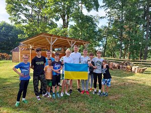 Eliáš uspořádal v Nové Vsi sportovní víkend pro děti z Kyjeva.