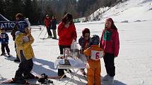 V abertamském skiareálu se v sobotu 5. března uskutečnily první závody dětí do 11 let v lyžování.