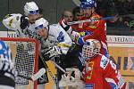 Hokej, 42. kolo extraligy: Karlovy Vary – Pardubice.