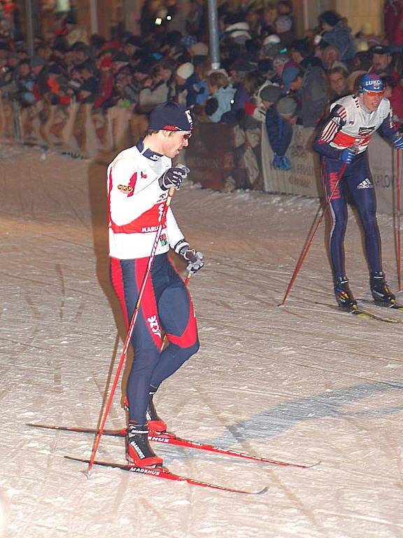 Carlsbad Ski Sprint 2007. Aleš Razým po dojezdu.