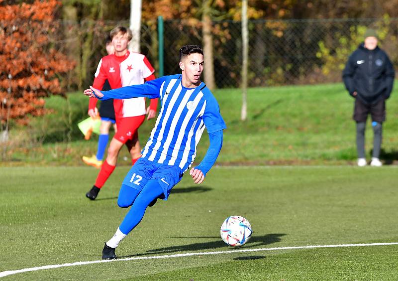 Ostrov udělal vítěznou tečku, porazil mladíky Slavie, slavil výhru 5:2.