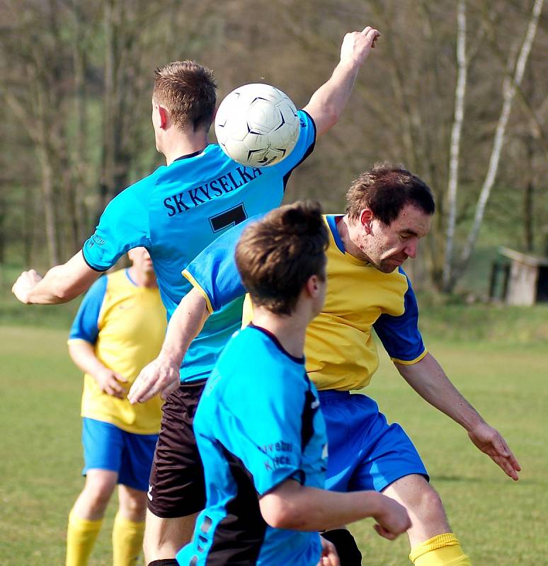 Okresní přebor: Nové Hamry - Kyselka 1:1