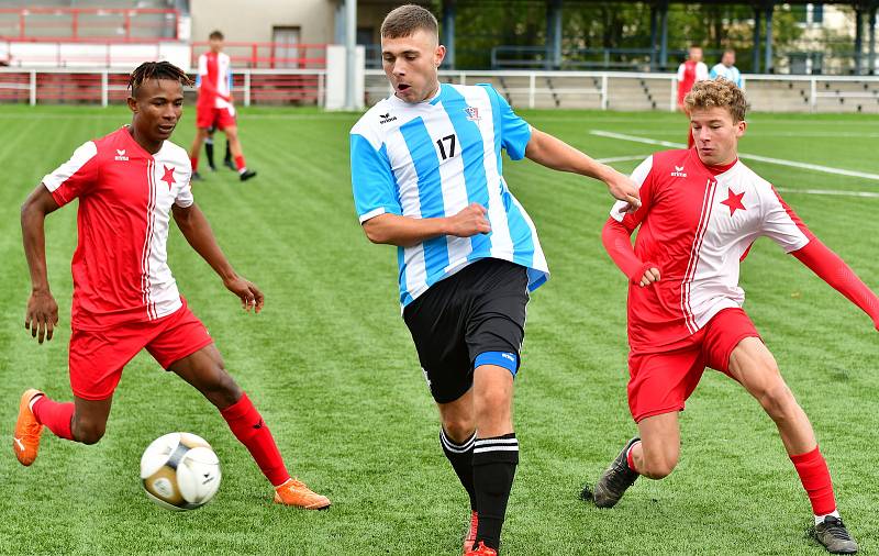 Mladíci Slavie dotáhli obrat do vítězného konce, porazili Novou Roli 5:2.