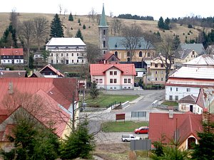Obec Pernink. Ilustrační foto. 