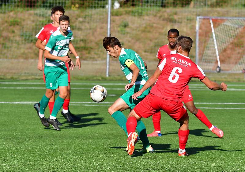 Fotbalisté karlovarské Slavie porazili v prvním kole Fortuna ČFL A rezervu Bohemians 2:0.