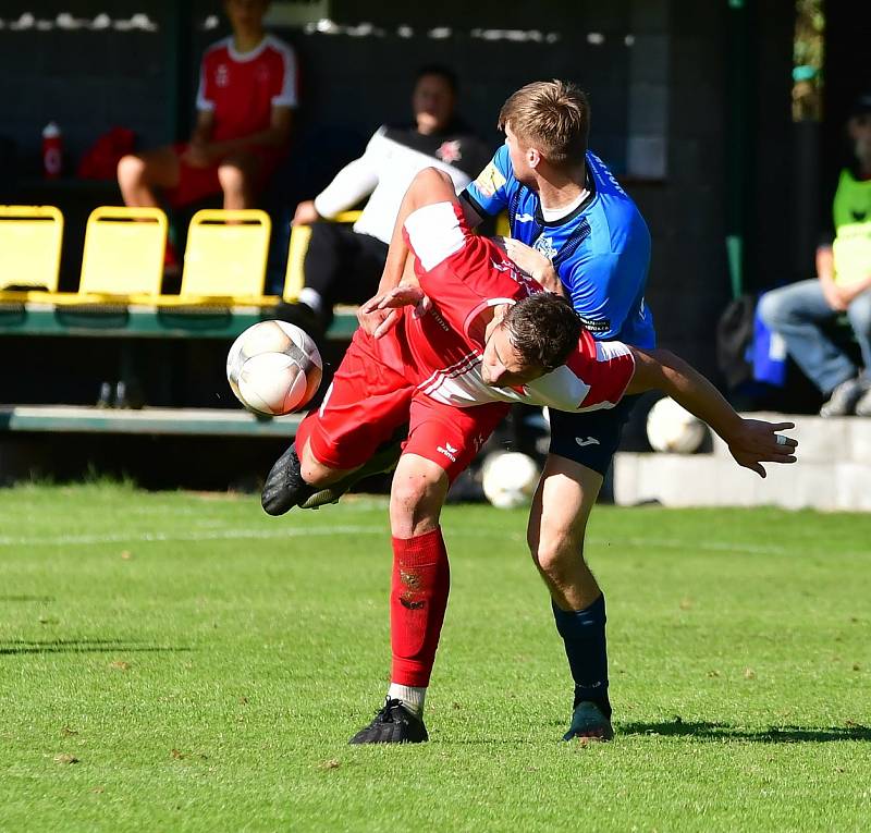 Karlovarská Slavia se drze vyšlápla na favorizované Domažlice, kterým přichystala porážku 0:3.