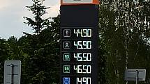 Ceny pohonných hmot u většiny řetězců ve středu klesly.