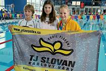 Naděje karlovarského Slovanu se představily na Zimním poháru U11 v Kladně, konkrétně Timm Šmehlík, Kateřina Krejčová a Julie Tóthová.