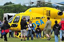 Asi největším lákadlem bude adrenalinová ukázka letecké záchranné služby společnosti D.S.A. a legendární vrtulník.