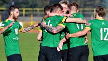 Ve šlágr Fortuna ČFL remizoval Baník Sokolov v krajském derby s karlovarskou Slavií 1:1.