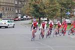 Cyklistický závod Praha — Karlovy Vary — Praha. Průjezd Karlovými Vary.