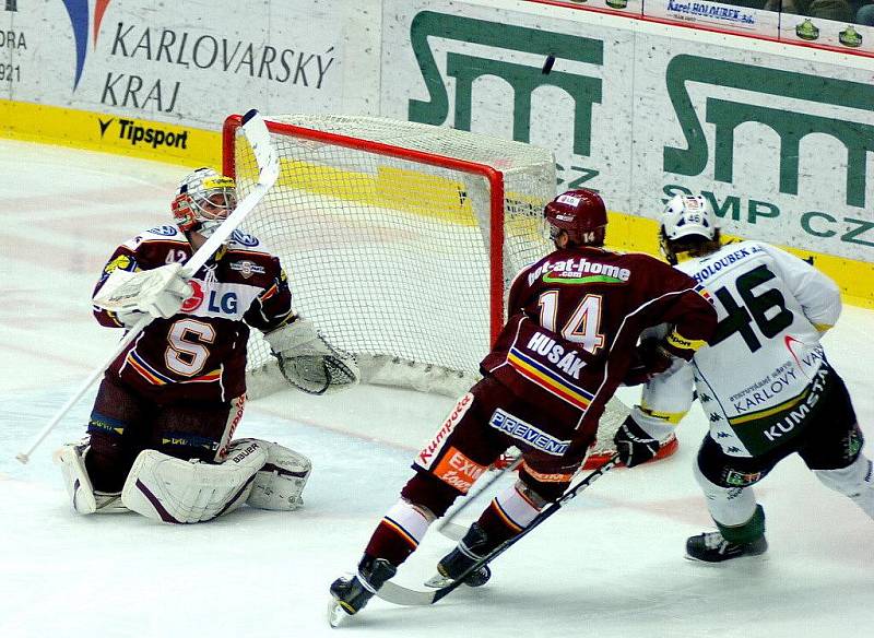Hokejové utkání HC Energie Karlovy Vary - HC Sparta Praha