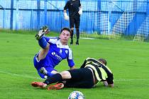 Čtvrtou výhru si připsali v krajském přeboru na účet fotbalisté Nejdku, kteří porazili Lomnici vysoko 8:1.