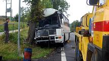 V pondělí 18. července ráno havaroval autobus mezi Nejdkem a Karlovými Vary  nedaleko od Staré Role