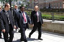Karlovy Vary navštívil ministr zahraničí Namibie