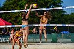 Karlovy Vary budou hostit po tři dny Český pohár v beachvolejbale žen. Ilustrační foto. 